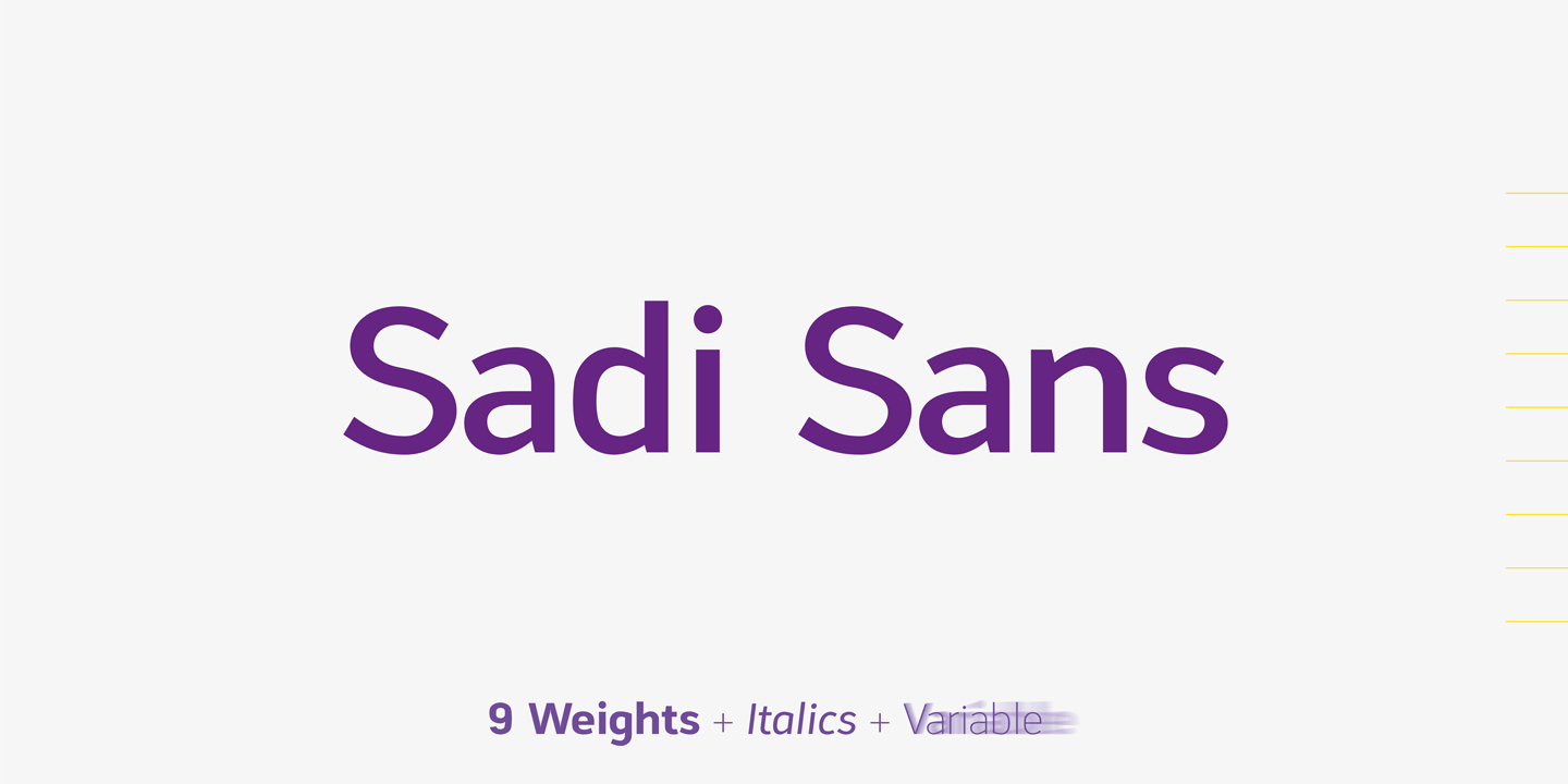 Font Sadi Sans